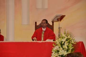 Procesión de Santiago Apóstol en Lomo Cementerio-Telde (Foto Francisco Javier Santana)